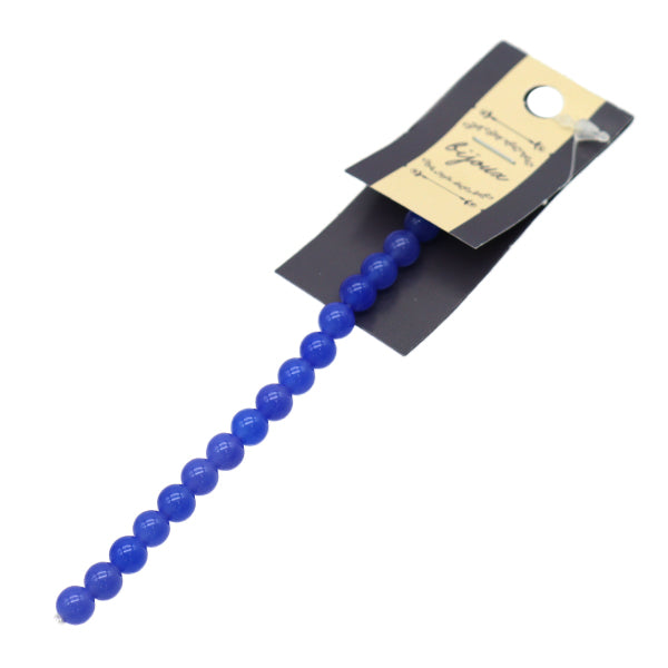 Materiale degli accessori "Menu blu rotondo in pietra naturale circa 6 mm 16 pezzi YT0702"