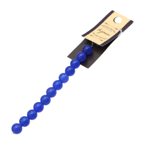 Materiale accessorio "in pietra naturale rotonda blu rumou circa 8mm 12 pezzi YT0703"