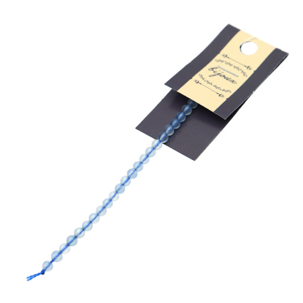 Materiale accessorio "in pietra naturale rotonda acquamarina circa 4 mm 24 pezzi YT1301"