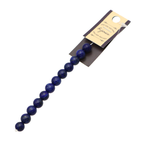 Accessories material "Natural Stone Round Lapis Lazuli about 8mm 12 pieces YT1503"