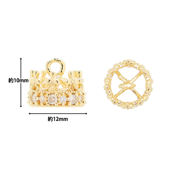 Аксессуарный материал "очарование Petit Crown Gold AP24055"