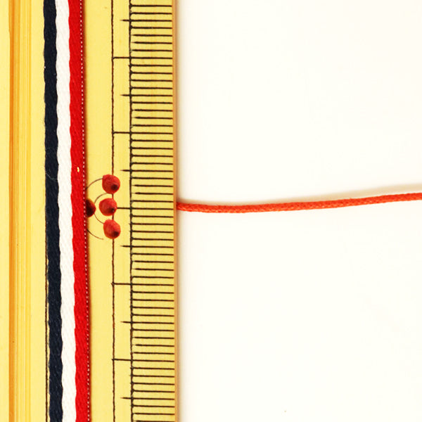 Плетеный шнур «Код романтического кода дополнительная -Файн 0,8 мм апельсин» Marchenart Fairy Art