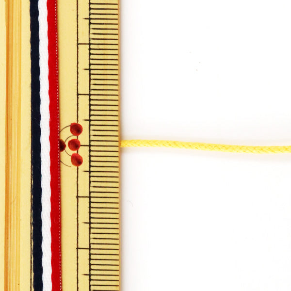 Cordón trenzado "Código de romance 1.5 mm amarillo" Marchenart Fairy Art