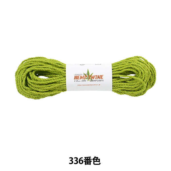 Пряжа для рукоделия "Хузеновый винный тип 336 Color Lime Green" Marchenart Fairy Art