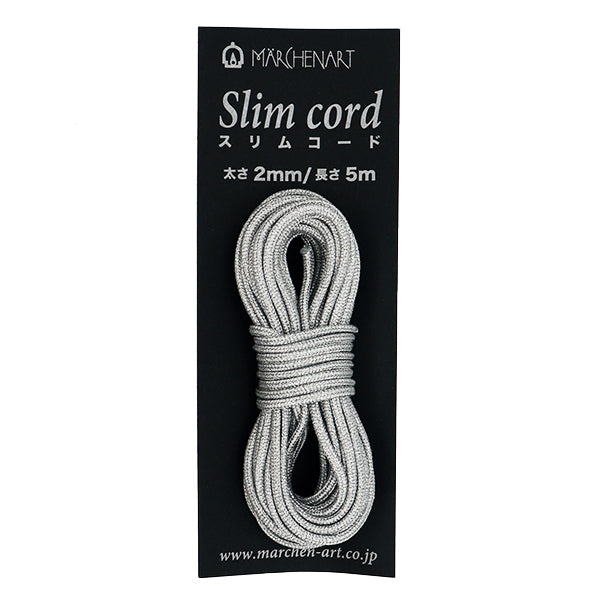 Kordel "Märchen Slim Code 1690 Farbe Silber" Marchenart