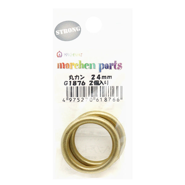 Handicraft parts "Strong parts round kan 24mm 2 pieces G1876"MARCHENART fairy tale art