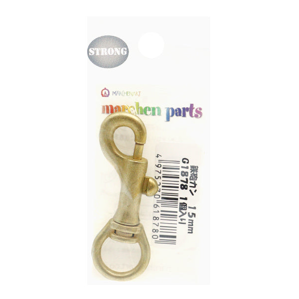 Pièces d'artisanat "Pièces fortes canettes de pistolet 15 mm 1 pièce G1878"Art de conte de fées Marchenart