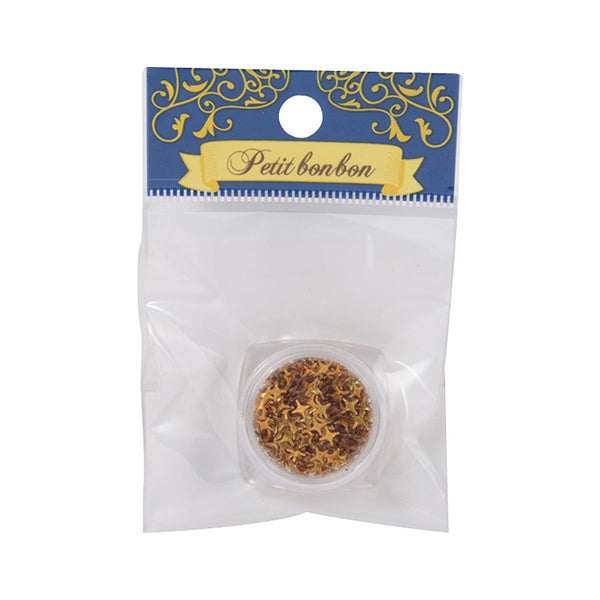 Partes de resina "Glitter Hologram Gold Gn-54-19a-08"