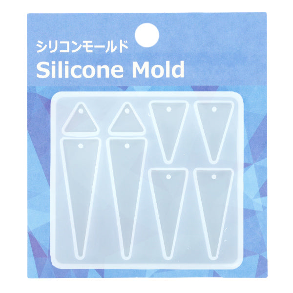 Moule en résine ``Moule en silicone plaque d'étiquette triangle 1 MO-27"