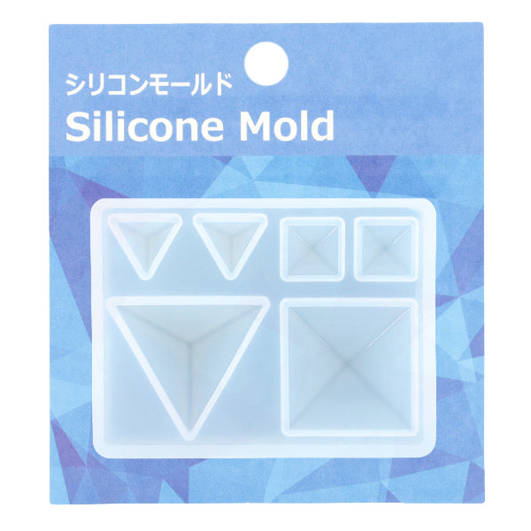Moule en résine ``Moule en silicone pyramide carrée/pyramide triangulaire MO-48"