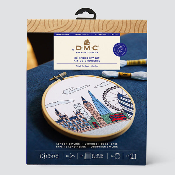 자수키트 "디자이너 컬렉션 런던 스카이 라인 TB224" DMC DIEMENTEA