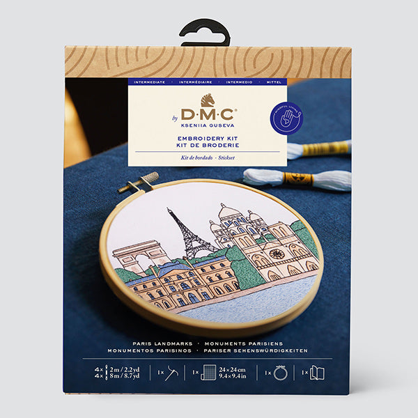 자수키트 "디자이너 컬렉션 파리 TB225" DMC DIEMENTEA