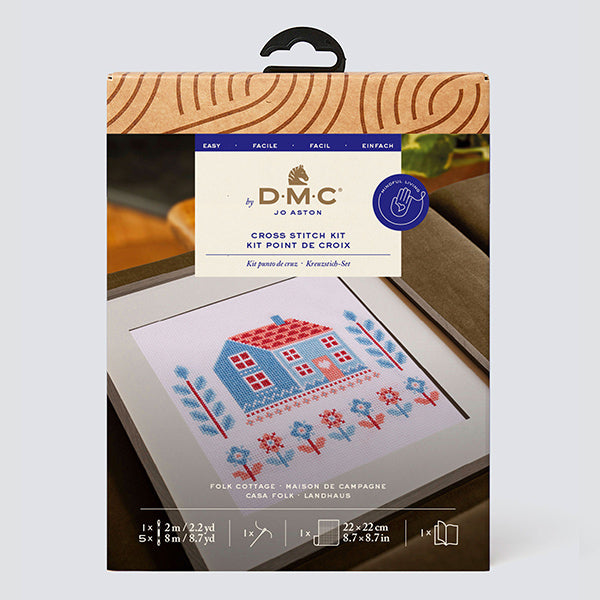 Embroidery kit "Designer Collection Folk Cottage BK408" DMC Diementsea