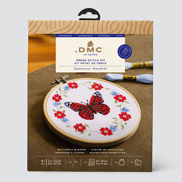 Embroidery kit "Designer Collection Butterfly Li -Room BK411" DMC Diementsea