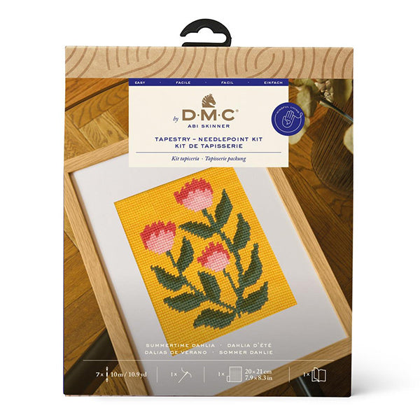 Embroidery kit "Designer Collection Summer Time Dahlia C138K" DMC Diementsea