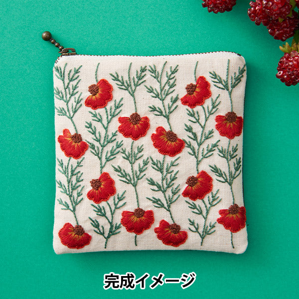 刺しゅうキット 『ワイルドガーデン ビクセンレッド 575』 戸塚