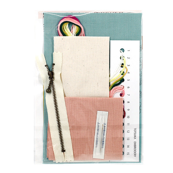 Embroidery Kit "Wild Garden Blossom Pink 582" Totsuka embroidery