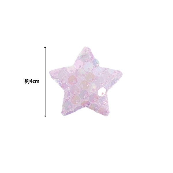 Parti artigianali "FangirlingParti di decorazione stella paillettes viola 10-5502"