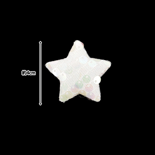 Parti artigianali "FangirlingParti di decorazione Paillettes stella bianca 10-5504"