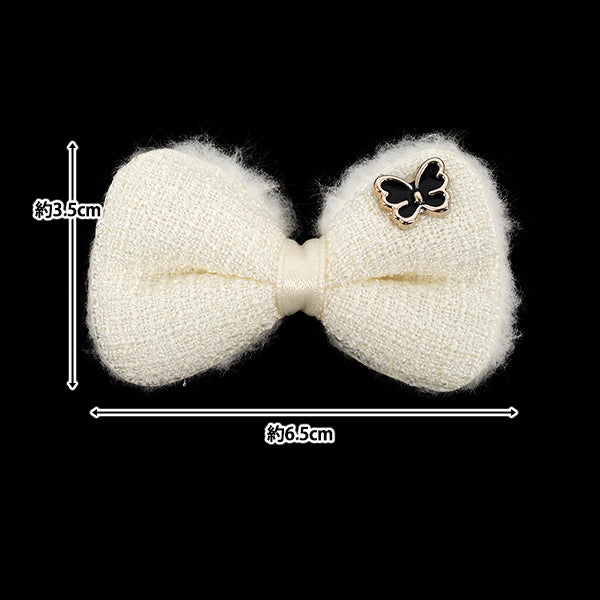 Craft parts "FangirlingDecoration parts Tweed Ribbon White 10-5522"