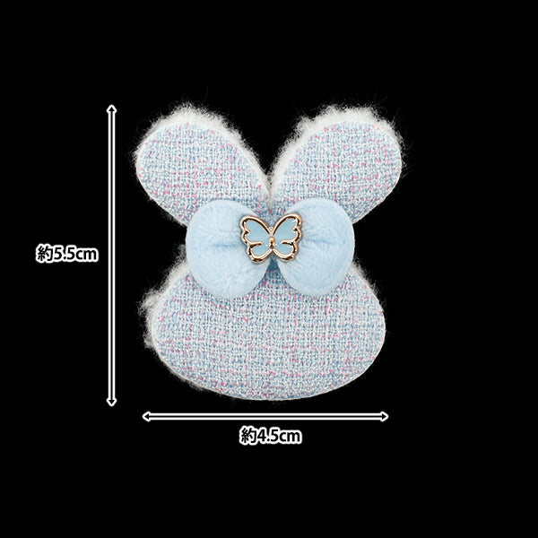 Handwerksteile "FangirlingDekorationsteile Tweed Kaninchenblau 10-5526"