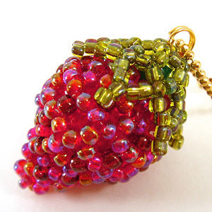 BeadsKit "Fruit Charm Strawberry No.28" Miyuki Miyuki