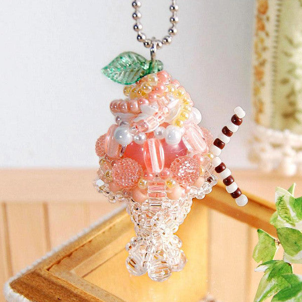 ビーズキット 『スウィーツチャーム3 (Sweets Charm 3) ピーチパフェ