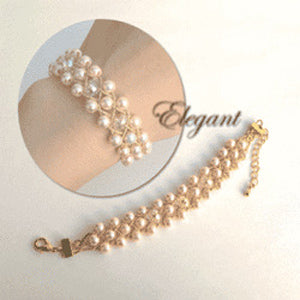 PerlenKit "Christina Bracelet Mutter Pink GTB-318" Hobbix Kyoto / Nishijin Hobix