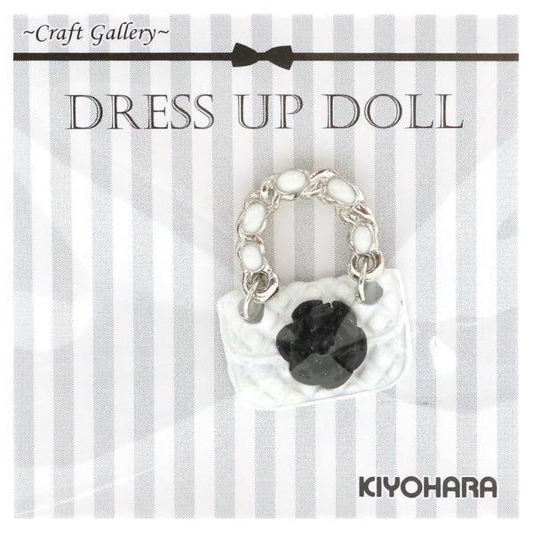 مادة سحر الدمية “حقيبة كتف الدمية باللون الأبيض DUD-15" KIYOHARA