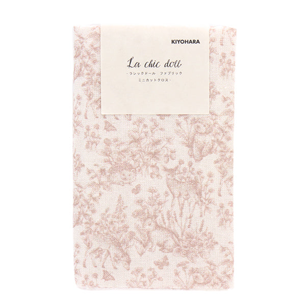 Fabric "miniCut Cloth Garden pink about 31cm x 32cm NRF-01MC" KIYOHARA