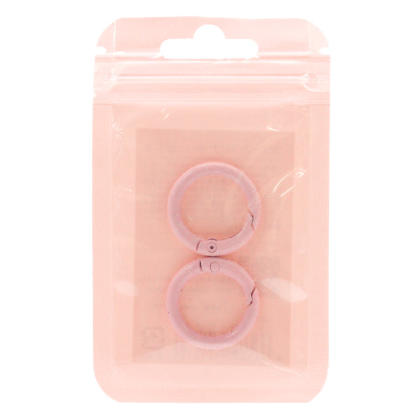 Handicraft hardware "Color Carabiner Small 2 pieces Pink OSH-11" KIYOHARA