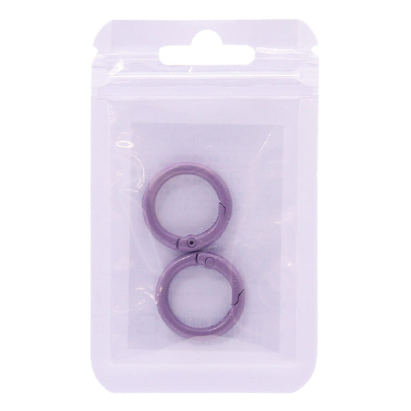 Handicraft hardware "Color Carabiner Small 2 Pieces Purple OSH-11" KIYOHARA