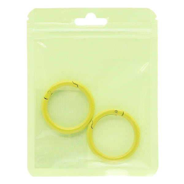 手工业硬件“大颜色登山扣2件黄色OSH-10" KIYOHARA