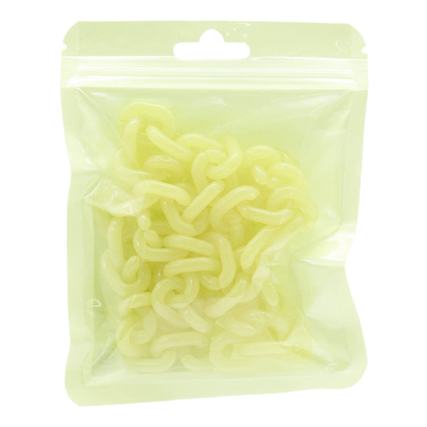 수예금속 피팅 "컬러 체인 길이 65cm 노란색 OSH-09" KIYOHARA