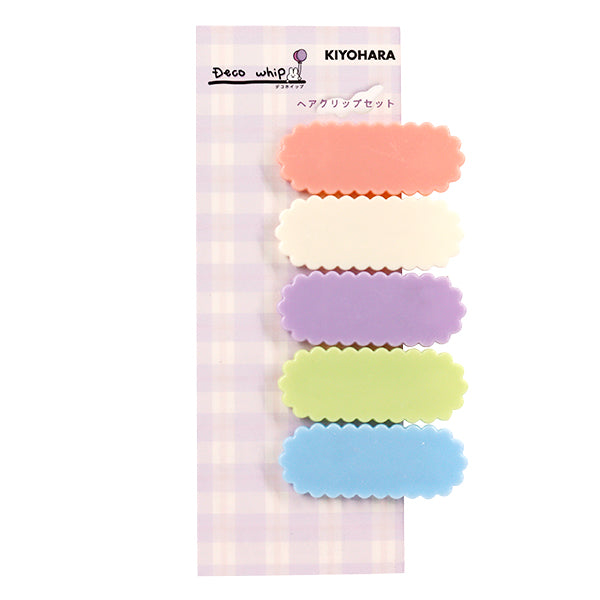 手芸パーツ 『デコレーションベース ヘアクリップセット DW-22』 KIYOHARA 清原