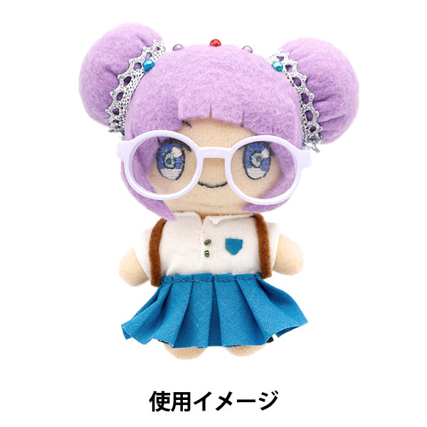 인형 부품 "인형 안경 6.5cm 파스텔 블루 DA-G6.5-PBL"