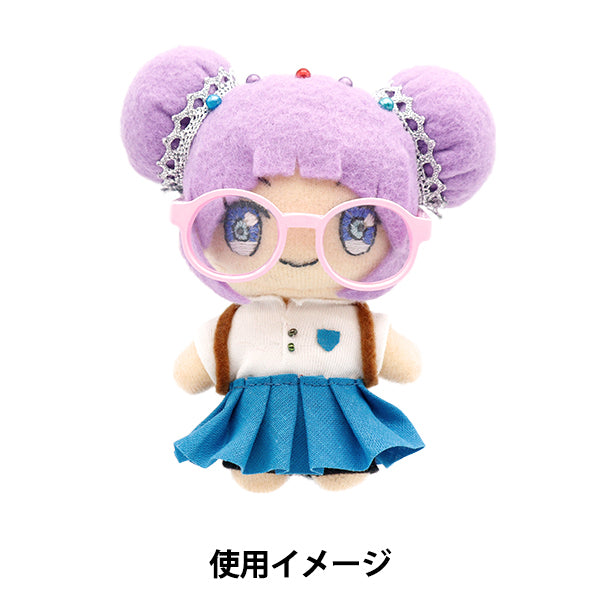 인형 부품 "인형 안경 6.5cm 파스텔 보라색 DA-G6.5-PPL"