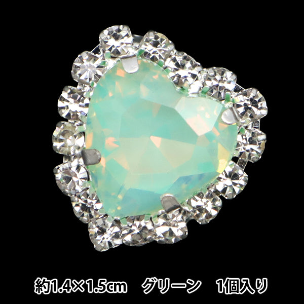手芸パーツ 『ビジューセンターパーツ 1個入り グリーン 10-5819