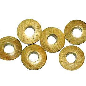 Бисер "Натуральный деревянный диск 15 × 4 мм сосновый дерево W651" Marchenart Fairy Tale Art