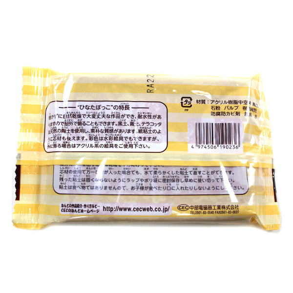 Argilla secca naturale "Hinatabokko Terracotta 150G" Industria elettromagnetica centrale CEC NENDO