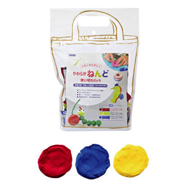 輕巧的粘土“軟nidendo使用包3顏色分類402004” PADICO PAJIKO