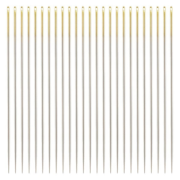 Handnähnadel "N-Gold-Ohrnadel Vier-Nan Drei 12-220" Clover