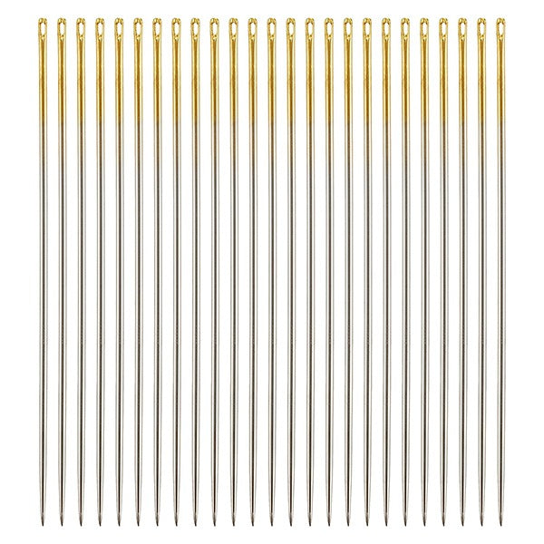 إبرة خياطة يدوية "N-Gold-loop Needle Nakakuke (طويلة) 12-203" Clover