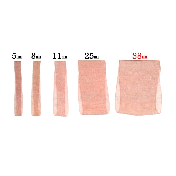 【数量5から】 リボン 『木馬オーガンジーリボン 38mm幅 1500K-38-12番色』 MOKUBA 木馬