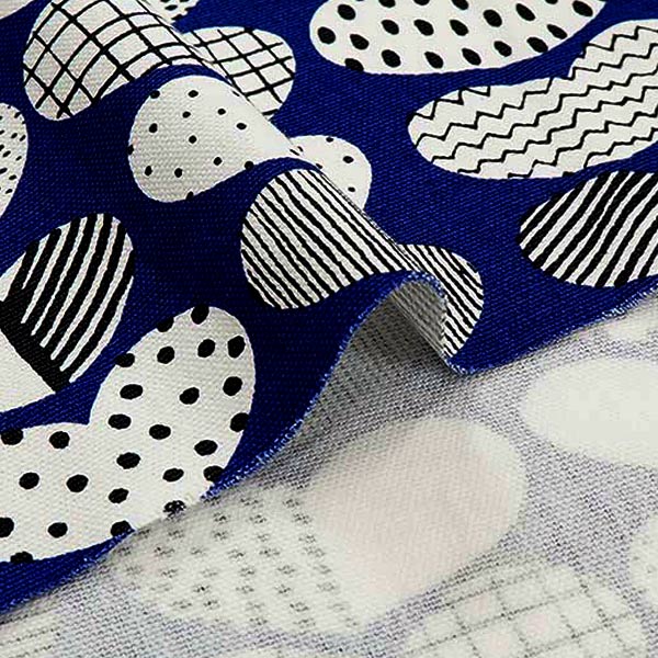 【数量5から】 生地 『kippis (キッピス) オックス ハートA KPO-17A』