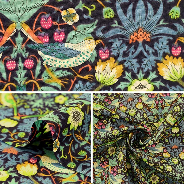 【数量5から】 生地 『LIBERTY リバティプリント タナローン ストロベリーシーフ 3635061-JE』 Liberty Japan リバティジャパン