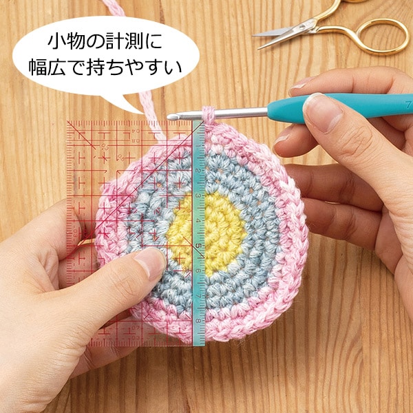 ものさし 『カード型定規 25-042』 Clover クロバー