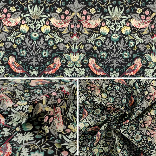 【数量5から】 生地 『LIBERTY リバティプリント タナローン ストロベリーシーフ 3635061-LE』 Liberty Japan リバティジャパン