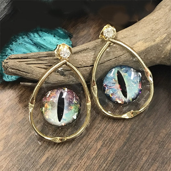 レジン材料 『レジンシール 爬虫類の目 両面印刷シール RC-REY-101』 Tsumekira