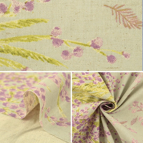 【数量5から】 生地 『モーメント 綿麻シーチング グレー 148-1857-F4』